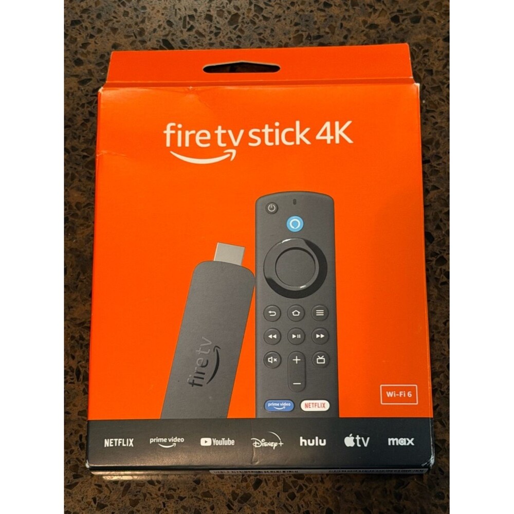 Amazon Fire TV Stick 4K 2nd Gen Ultra HD TV Remote Alexa Voice Control Brand New
